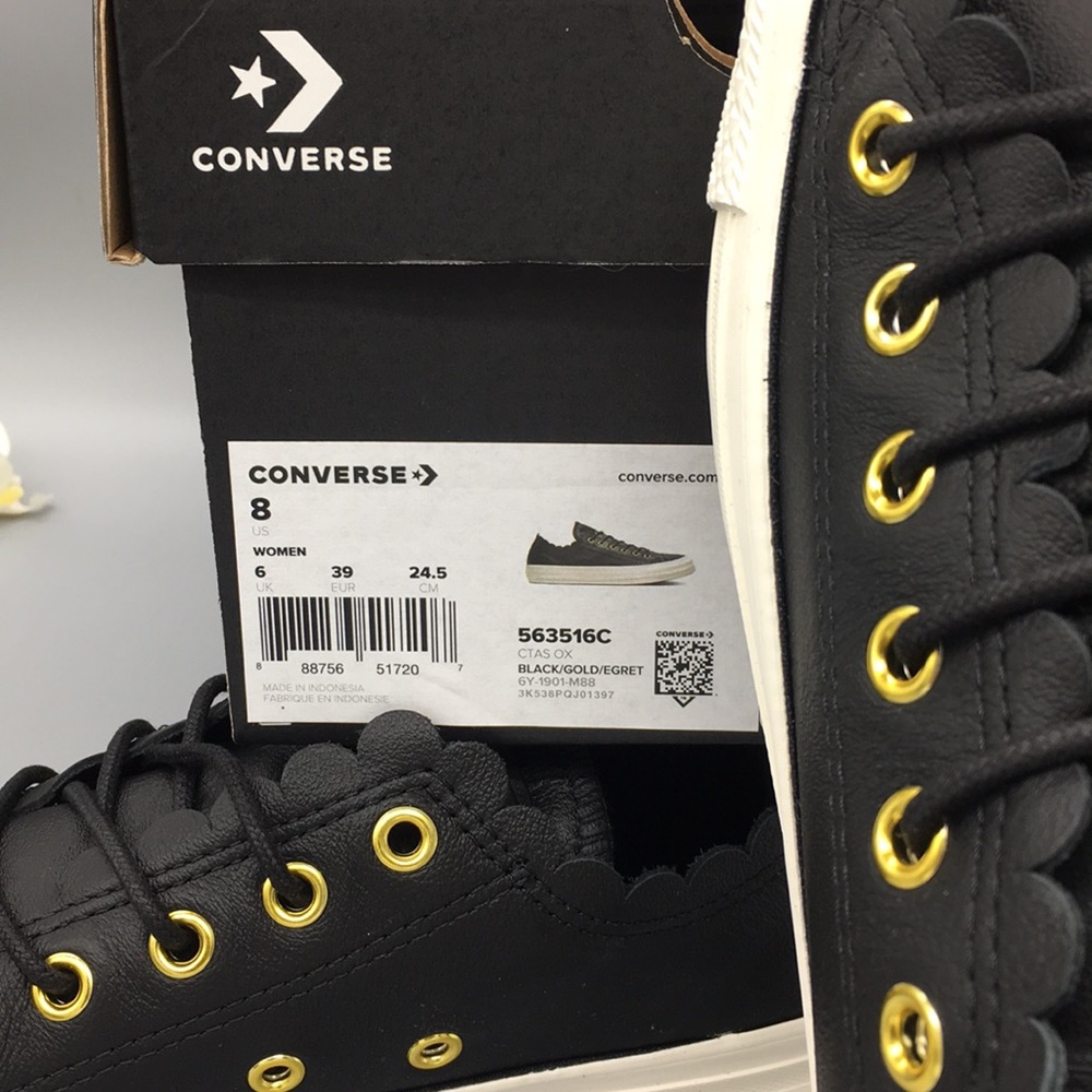 Converse CTAS OX black/gold/egret - Picture 7 of 8